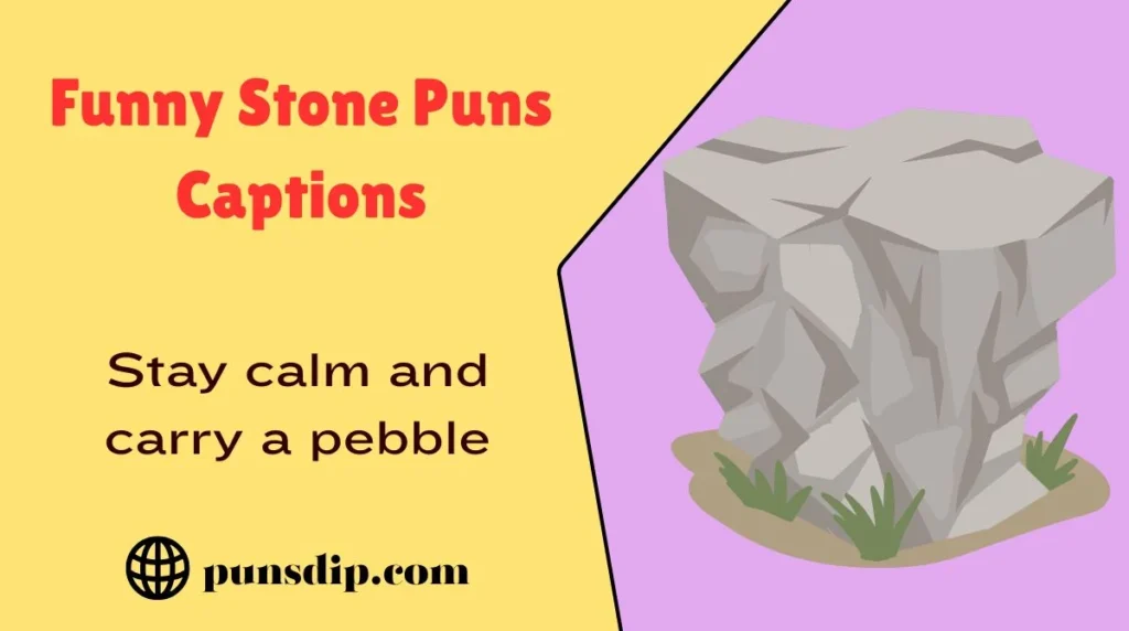 Funny Stone Puns Captions
