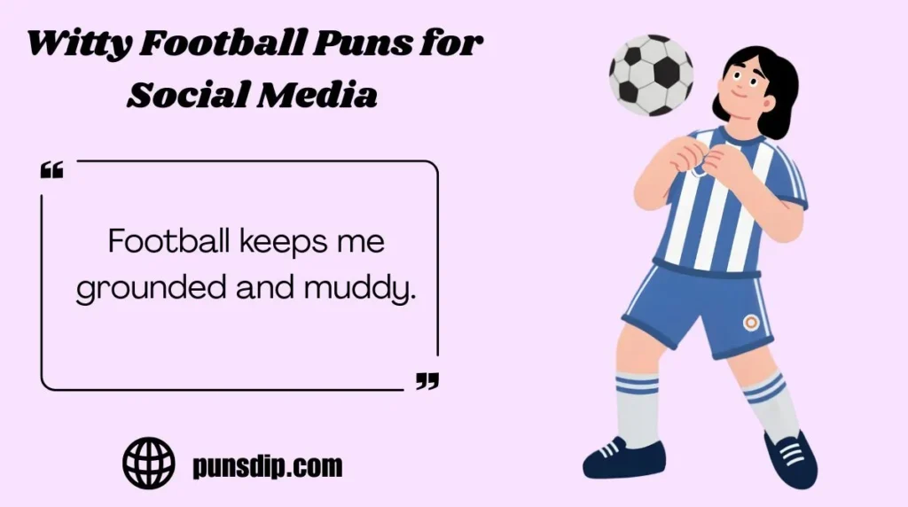 Witty Football Puns for Social Media