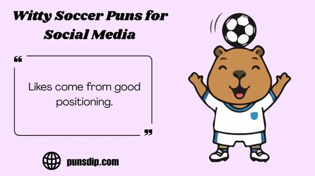 Witty Soccer Puns for Social Media
