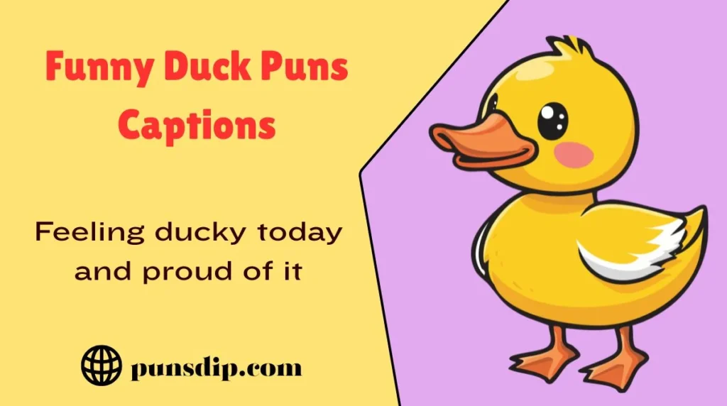 Funny Duck Puns Captions