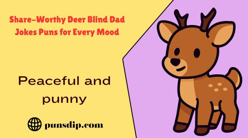 Share-Worthy Deer Blind Dad Jokes Puns for Every Mood